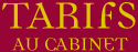 Tarifs au cabinet